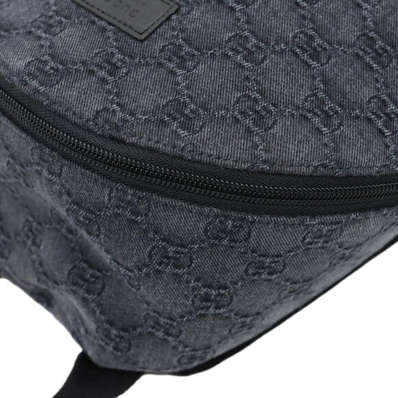 Gucci  Children\'s GG Denim Backpack Dark Grey 782708 main image 10